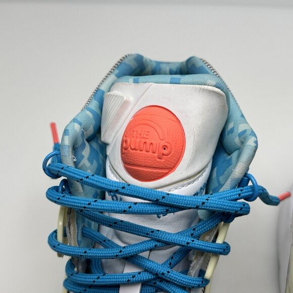 Reebok Pump Omni Lite J92856 Hexalite White Buzz/Blue Men’s Size 8.5 Dee Brown - Picture 13 of 13